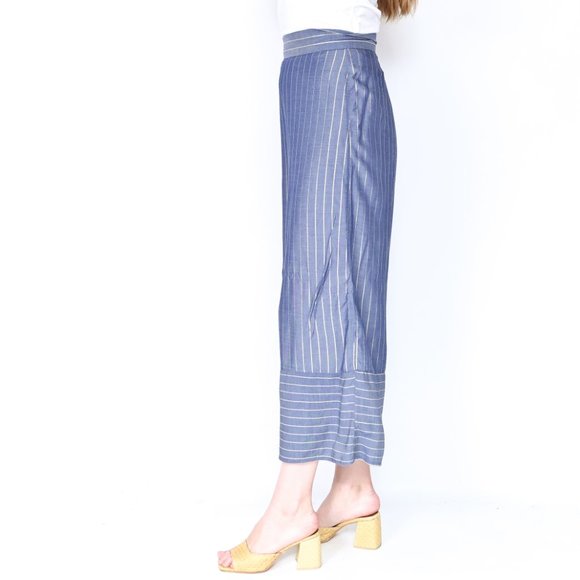 AMANDA UPRICHARD Metallic Stripe Ravine Pants NWT - Picture 5 of 6